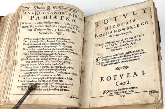 TRENY JANA KOCHANOWSKIEGO/ PSAŁTERZ DAWIDÓW : KOCHANOWSKI- CUM GRATIA & PRIVILEGIO S. R. M. Kraków 1639-41 - 10