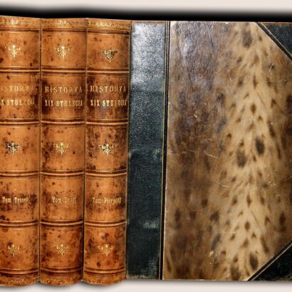 CZECHOWSKI - HISTORYA XIX STULECIA Tom I-III wyd. 1901r. ilustracje PÓŁSKÓREK