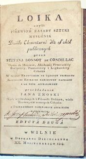 CONDILLAC- LOIKA Wilno 1808 - 3