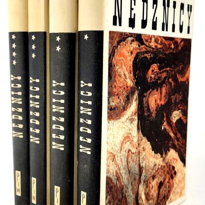 HUGO - NĘDZNICY Tom I-IV  [komplet] wyd. 1966r., piękny egzemplarz