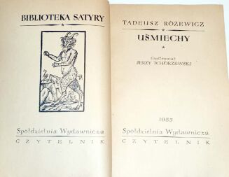 RÓŻEWICZ - UŚMIECHY dedykacja Autora - 3