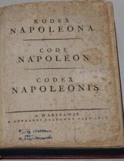 KODEX NAPOLEONA wyd. 1813r. - 8