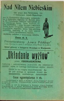 KALENDARZ MYŚLIWSKI ILUSTROWANY na rok 1913 - 2