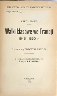 MARKS- WALKI KLASOWE WE FRANCJI wyd.1 - 3