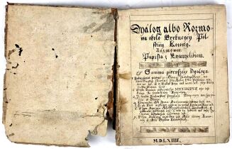 ORZECHOWSKI - DYÁLOG ALBO ROZMOWA OKOŁO EGZEKUCYEY POLSKIEY KORONY. ROZMOWA PAPISTY Z EWANGELIKIEM Kraków, 1564 - 3