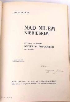 SZTOLCMAN- NAD NILEM NIEBIESKIM. Wyd.1 - 3