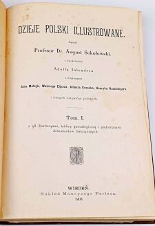 SOKOŁOWSKI - DZIEJE POLSKI T.1-4 (komplet) wyd. 1903-6 - 5