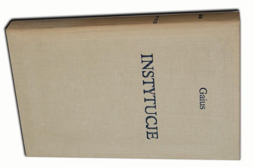 GAIUS- INSTYTUCJE [PRAWO RZYMSKIE] 