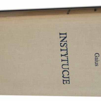 GAIUS- INSTYTUCJE [PRAWO RZYMSKIE] 