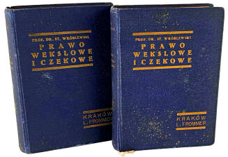 ROSENBLUTH- PRAWO WEKSLOWE I CZEKOWE  Komentarz I-II wyd.1936 - 2