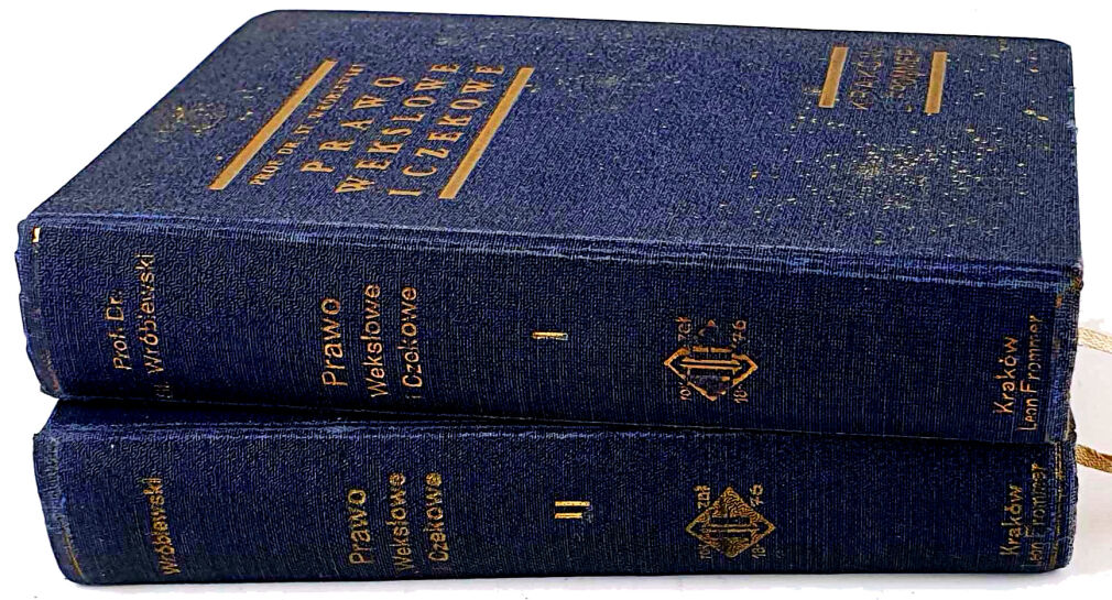 ROSENBLUTH- PRAWO WEKSLOWE I CZEKOWE  Komentarz I-II wyd.1936