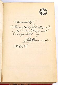 MORCINEK- INŻYNIER SZERUDA 1937r. dedykacja Autora - 5