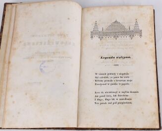 HOŁOWIŃSKI - LEGENDY. Wilno 1843. - 3