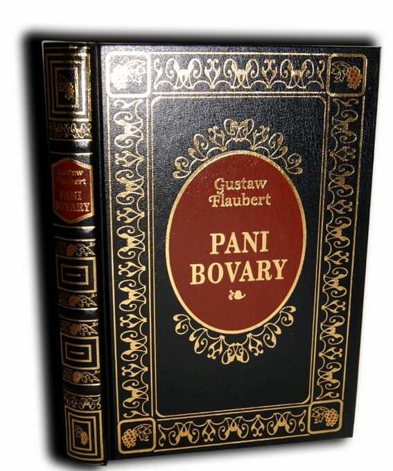 FLAUBERT- PANI BOVARY złota oprawa