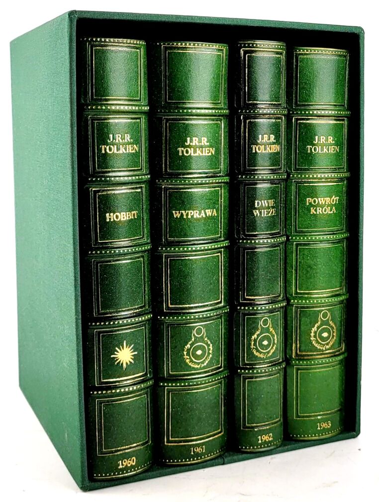 J.R.R Tolkien - The Lord Of The Rings; The Hobbit; 1st polish edition premium leather binding, boxed