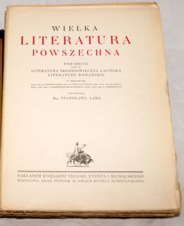 WIELKA LITERATURA POWSZECHNA Tom I-IVI [w 7 wol.] komplet OPRAWA ilustracje - 11