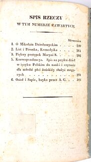 [PIERWSZE POLSKIE CZASOPISMO DLA DZIECI I MŁODZIEŻY] ROZRYWKI DLA DZIECI t.9 1828 oprawa - 6