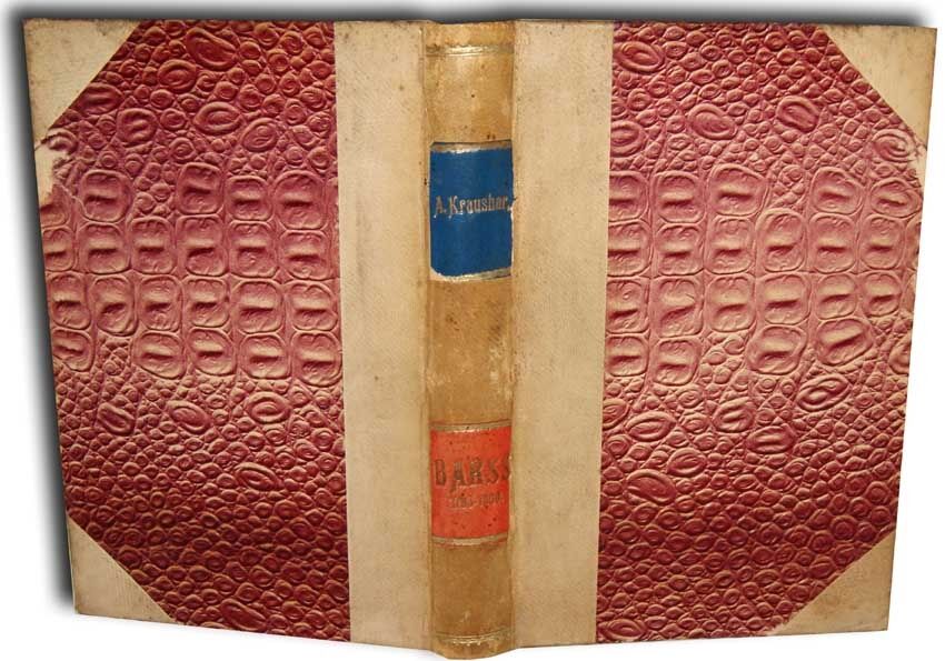 KRAUSHAR- BARSS palestrant warszawski, jego misya polityczna we Francyi, 1793-1800, OPRAWA