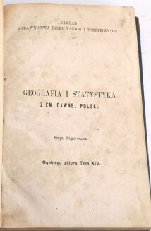 TATOMIR- GEOGRAFIA OGÓLNA I STATYSTYKA ZIEM DAWNEJ POLSKI 1868 - 2