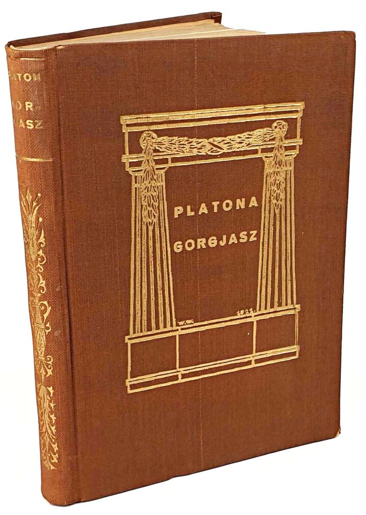 PLATON - GORGJASZ wyd. 1923 oprawa Radziszewski