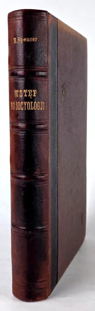 SPENCER - WSTĘP DO SOCJOLOGII, wyd.1, Darwin