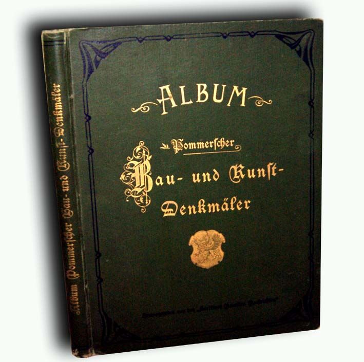 ALBUM POMMERSCHER BAU UND KUNST DRENKMALER wyd.1899 Pomorze