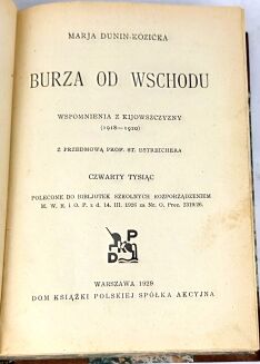 DUNIN-KOZICKA- BURZA OD WSCHODU Wspomnienia z Kijowszczyzny ( 1918-1920) - 5