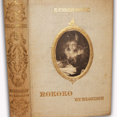 CHŁĘDOWSKI- ROKOKO WE WŁOSZECH wyd. 1915r. OPRAWA PUGET