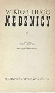 HUGO - NĘDZNICY Tom I-IV  [komplet] wyd. 1966r. - 3