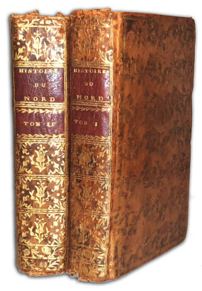 LACOMBE- ABREGE CHRONOLOGIQUE DE L’HISTOIRE DU NORD t.1-2 wyd.1762