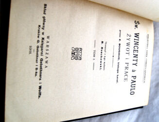 BOUGARD - ŚW. WINCENTY A PAULO 1-3 komplet OPRAWA  - 2