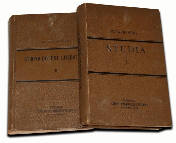 TARNOWSKI - STUDIA DO HISTORYI LITERATURY POLSKIEJ Tom I-II 1895r.