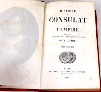THIERS- HISTOIRE DU CONSULAT ET DE L'EMPIRE t.I-XX (komplet) HISTORiA KONSULATU I CESARSTWA - 37