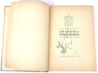 BRZECHWA - AKADEMIA PANA KLEKSA ilustr. Szancer wyd. 1956r. - 2