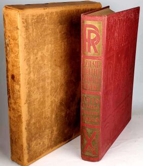 DZIESIĘCIOLECIE POLSKI ODRODZONEJ Księga Pamiątkowa 1918-1928. Egzempalrz w sygnowanej oprawie. Robert Jahoda - 2