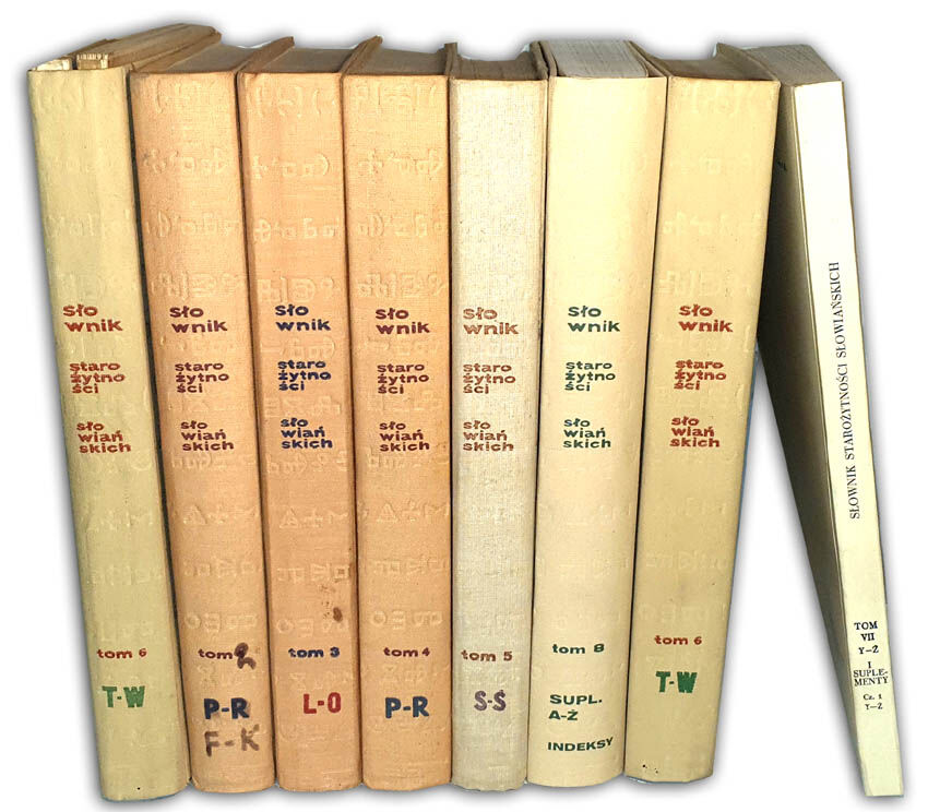 SŁOWNIK STAROŻYTNOŚCI SŁOWIAŃSKICH t.1-8