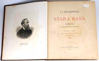 KRASZEWSKI- STARA BAŚŃ wyd.1879r.il. Andriolli OPRAWA WYDAWNICZA Folio - 3