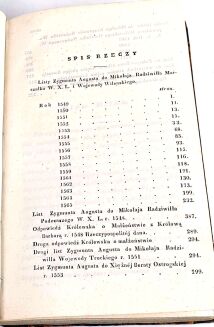 LACHOWICZ- LISTY ORYGINALNE ZYGMUNTA AUGUSTA DO MIKOŁAJA RADZIWIŁŁA CZARNEGO Wilno 1842 - 4