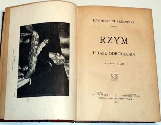 CHŁĘDOWSKI - RZYM. LUDZIE ODRODZENIA oprawa Robert Jahoda - 3