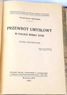 SMOLEŃSKI- PRZEWRÓT UMYSŁOWY W POLSCE W WIEKU XVIII - 5