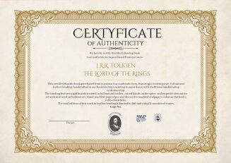 J.R.R. Tolkien - Custom Presentation Case & Certificate for Exclusive Leather-Bound Editions - 18
