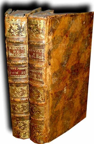 DESFONTAINES- HISTOIRE DES REVOLUTION DE POLOGNE t.1-2 (komplet) wyd. 1735 [HISTORYA REWOLUCJI W POLSCE]