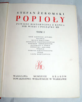 ŻEROMSKI - POPIOŁY t. I-II (komplet) wyd. 1928 akwarele Boruciński, ilustracje Bartłomiejczyk - 17