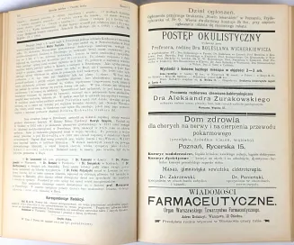 NOWINY LEKARSKIE. R. XIII Poznań 1901 - 4