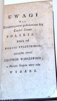 KOŁŁĄTAJ - UWAGI NAD TERAŹNIEYSZEM POŁOŻENIEM TEY CZĘŚCI ZIEMI POLSKIEY Lipsk 1808 - 6