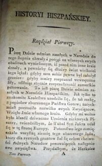 HISTORYA HISZPAŃSKA tom I-II wyd. 1799r. - 6