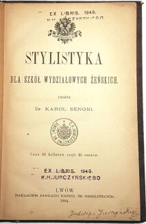 BENONI- STYLISTYKA DLA SZKÓŁ WYDZIAŁOWYCH ŻEŃSKICH wzory listów    - 2