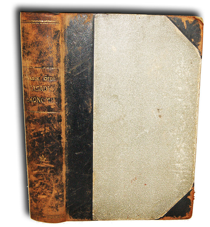 GIDE- ZASADY EKONOMII SPOŁECZNEJ wyd. 1900 oprawa