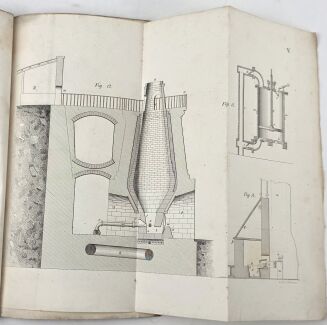 [KOMPLETNY ATLAS ILUSTRACYJNY DO JEDNEGO Z WCZESNYCH POLSKICH PODRĘCZNIKÓW TECHNOLOGII CHEMICZNEJ] RYBICKI - ATLAS DO ZASAD TECHNOLOGII CHEMICZNEJ OBEJMUJĄCEJ PRODUKTA MINERALNE. - 11
