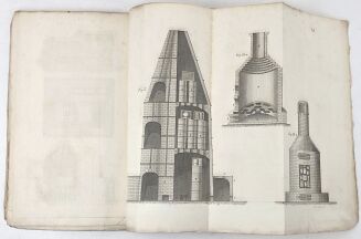 [KOMPLETNY ATLAS ILUSTRACYJNY DO JEDNEGO Z WCZESNYCH POLSKICH PODRĘCZNIKÓW TECHNOLOGII CHEMICZNEJ] RYBICKI - ATLAS DO ZASAD TECHNOLOGII CHEMICZNEJ OBEJMUJĄCEJ PRODUKTA MINERALNE. - 9